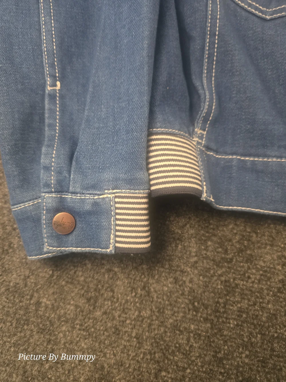 Wrangler Heritage Denim Crop Sport Jacket Size Medium - Picture 4 of 11
